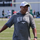 Retired NFL player Hines Ward coaches the New York Jets’ receivers in 2019. He’s now one of four Black head coaches in the XFL, which is slated to relaunch in 2023.